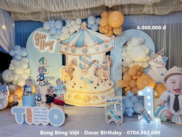 Trang trí sinh nhật chủ đề HOÀN TỬ