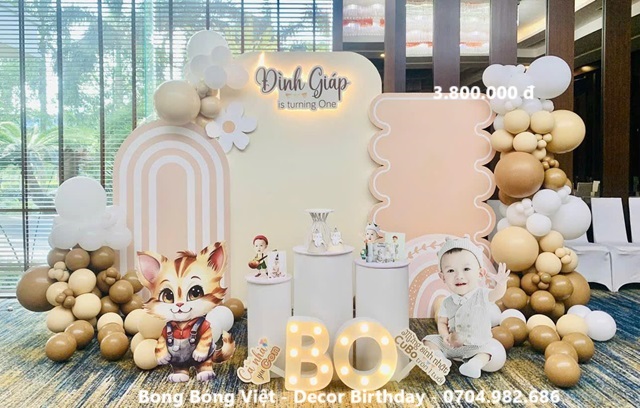 Trang trí tiệc sinh nhật cho bé