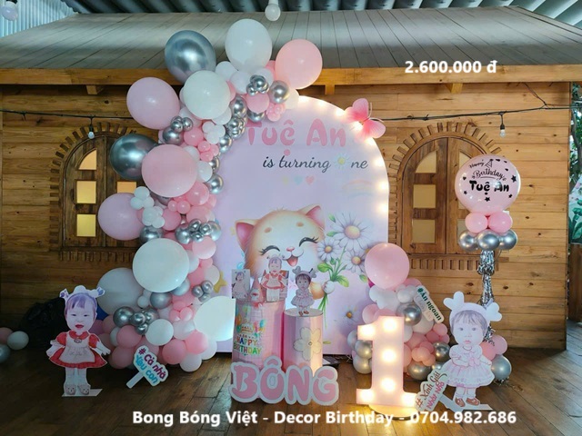 trang trí thôi nôi bé gái