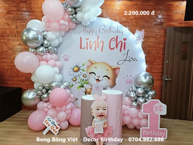 trang trí sinh nhật cho bé 