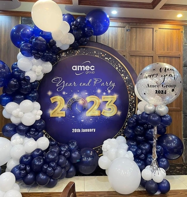 Trang trí Year End Party Đẳng Cấp - Biến Buổi Tiệc Cuối Năm Thành Sự Kiện Đáng Nhớ! 26 trang tri tat nien khung tron min