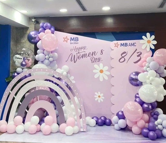 DỊCH VỤ TRANG TRÍ BACKDROP 8.3 NGÀY QUỐC TẾ PHỤ NỮ TẠI TP.HCM 22 tone tim hong nhe nhang ngay 8 3 min