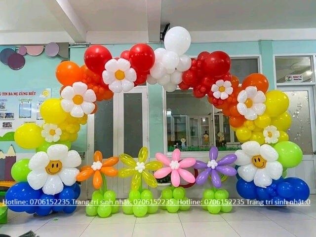 TRANG TRÍ LỄ KHAI GIẢNG– KHỞI ĐẦU RỰC RỠ CÙNG DỊCH VỤ TRANG TRÍ BONG BÓNG CHUYÊN NGHIỆP 26 Trang Trí Cổng Bong Bóng Min