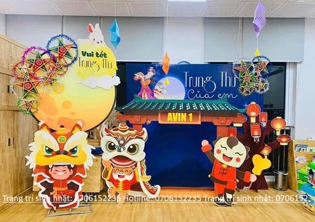 Trang Trí Trung Thu Đẹp, Ấn Tượng – Giải Pháp Tổ Chức Trung Thu Trọn Vẹn 29 Trang Trí Backdrop Trung Thu đẹp Tại Hcm Min