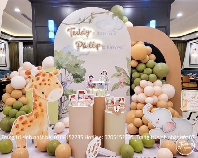 Mẫu Trang Trí Sinh Nhật Bé Trai Đẹp Năm 2025 43 Trang Trí Backdrop Sinh Nhật Bé Trai đẹp Min