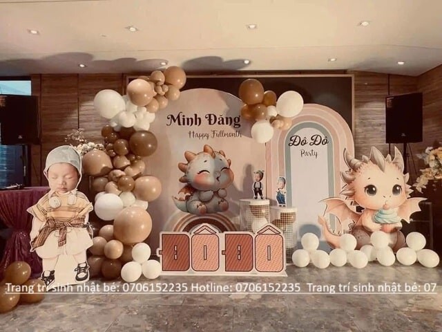 Mẫu Trang Trí Sinh Nhật Bé Trai Đẹp Năm 2025 55 Trang Trí đầy Tháng Bé Trai Min