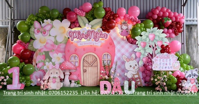 Trang Trí Sinh Nhật Quận 1 – Dịch Vụ Trang Trí Sinh Nhật Đẹp, Chuyên Nghiệp Tại Trung Tâm Sài Gòn 38 Trang Trí Sinh Nhật Bé Gái Tại Nhà
