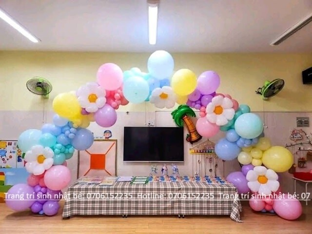 TRANG TRÍ CỔNG BONG BÓNG KHAI GIẢNG ĐẸP HCM 34 Trang Trí Khai Giảng Lớp Học Mầm Non Min