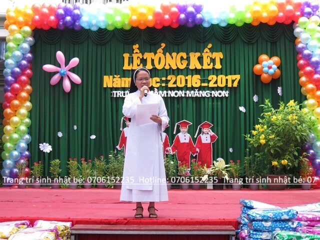 TRANG TRÍ CỔNG BONG BÓNG KHAI GIẢNG ĐẸP HCM 49 Trang Trí Bong Bóng Khai Giảng Min