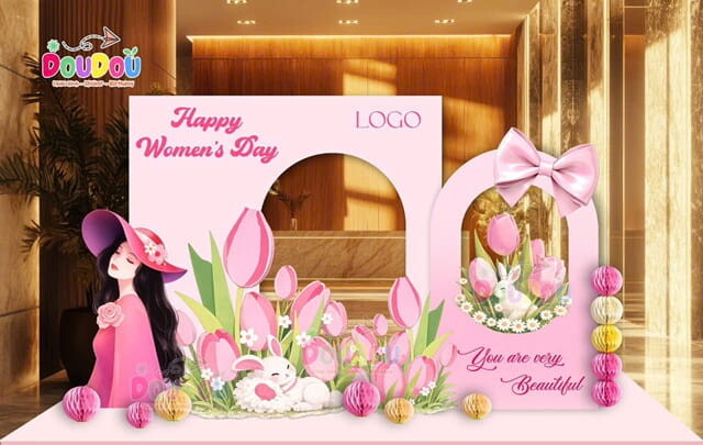 Top 10 Mẫu Trang Trí Backdrop 8/3 Đẹp Và Ấn Tượng Tại HCM 24 Trang Trí Background 8.3 Theo Yêu Cầu