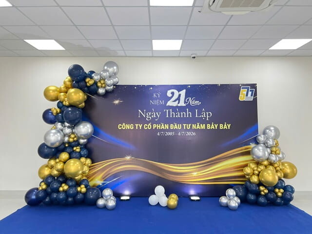 Backdrop Kỉ Niệm Thành Lập Công Ty