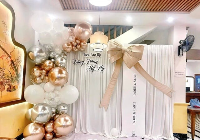 DỊCH VỤ TRANG TRÍ TIỆC BÁO HỶ TP.HCM ĐẸP – SANG TRỌNG – TRỌN GÓI TỪ A-Z 49 Decor Tiệc Báo Hỷ