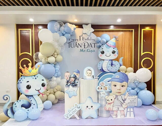 Trang Trí Thôi Nôi Cho Bé Đẹp – Dịch Vụ Trang Trí Thôi Nôi Trọn Gói Tại TPHCM 37 Trang Trí Thôi Nôi Bé Trai